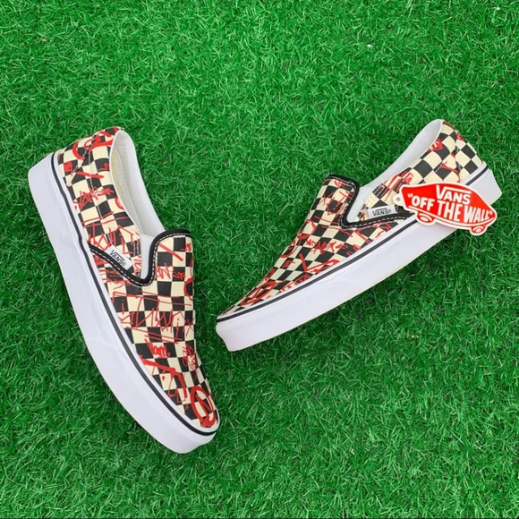 Vans Classic Slip On Vans Crew Checkerboard - Picture 5 of 8